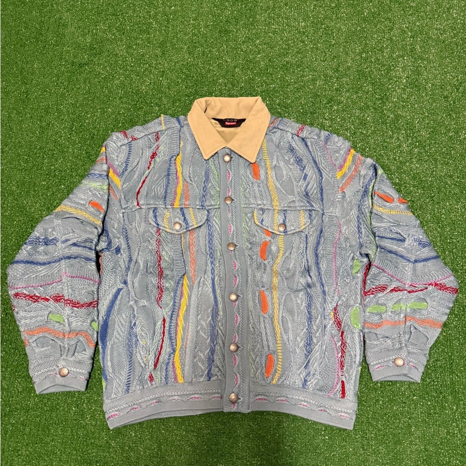 Supreme Multicolor Patterned Jacket
